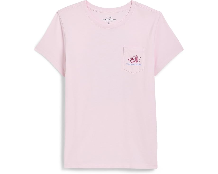 Детская футболка Vineyard Vines с коротким рукавом и нагрудным карманом