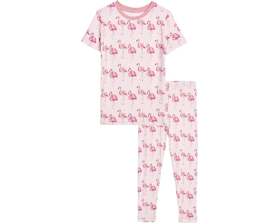 Детская пижама Kickee Pants с коротким рукавом и принтом обезьянки