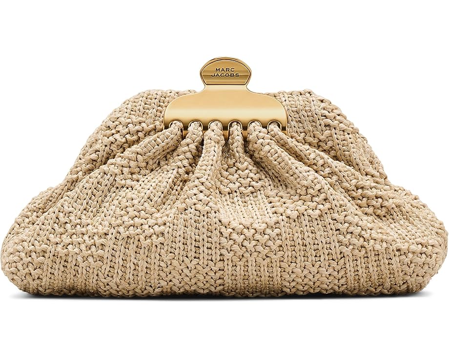 Маленький клатч Marc Jacobs The Summer Woven Glam с плетением и зажимом
