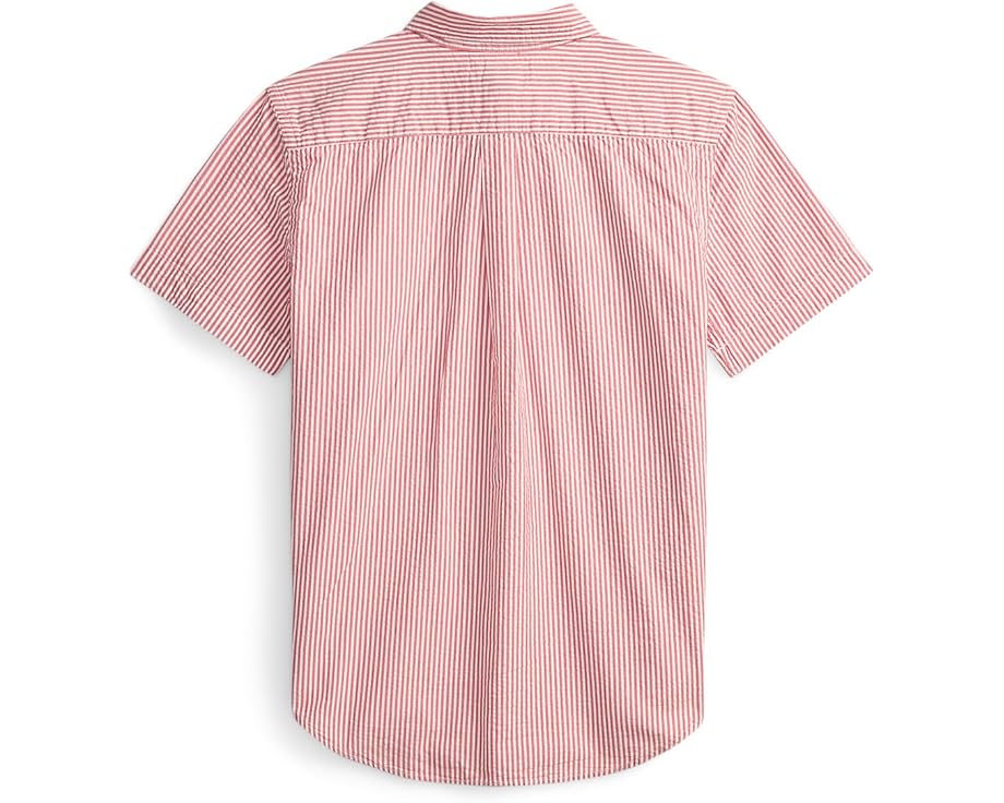 Polo Ralph Lauren Kids Полосатая рубашка из хлопкового пике для детей постарше
