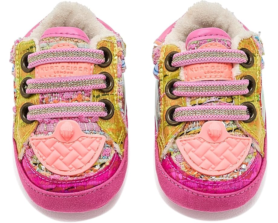 Кеды Kurt Geiger London Kids Baby Southbank Tag с разноцветным декором для малышей