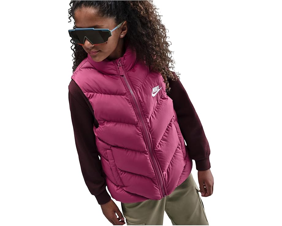 Nike Kids Пуховый жилет Therma-FIT свободного кроя с водоотталкивающей тканью