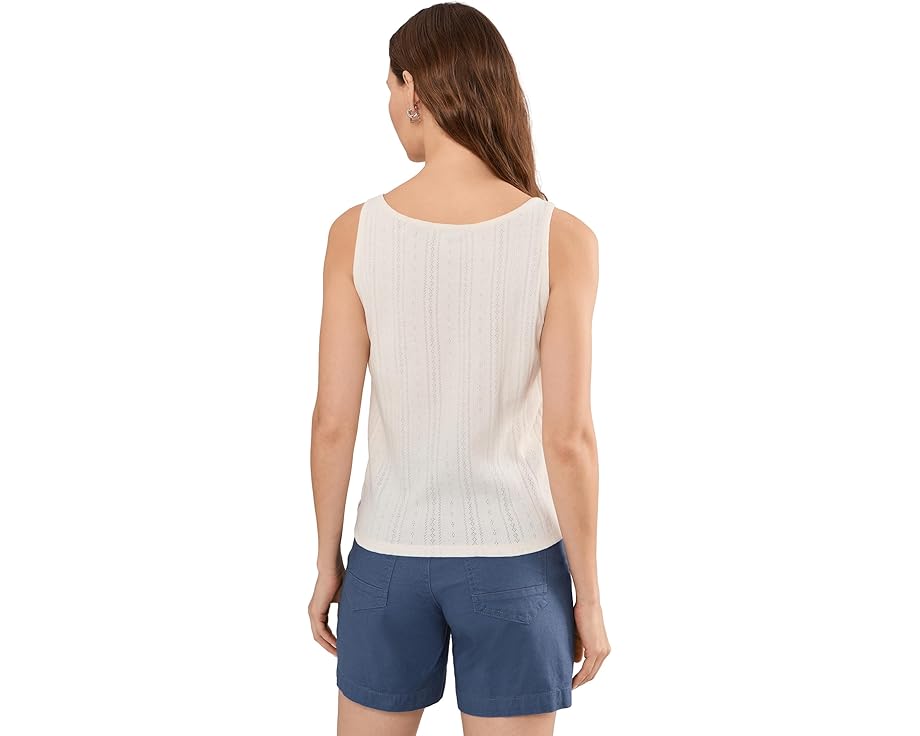 Майка Foothill Pointelle Henley Tank из органического хлопка и переработанного полиэстера Toad&Co