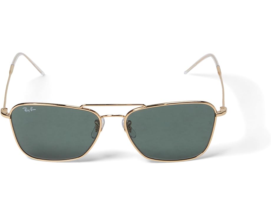 Ray-Ban солнцезащитные очки Caravan Reverse 58 мм с металлической оправой