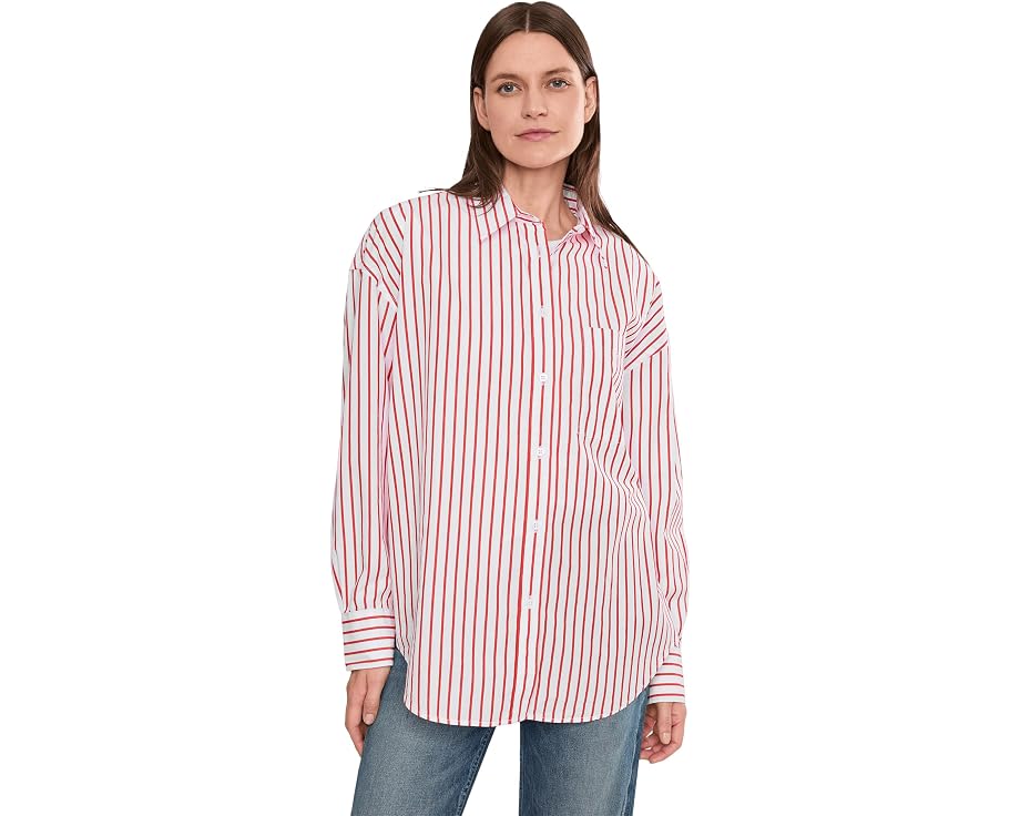 Свободная рубашка Coastal Poplin из органического хлопка от Faherty