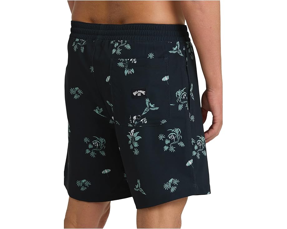 Шорты Billabong Good Times LB с принтом и эластичным поясом на завязках