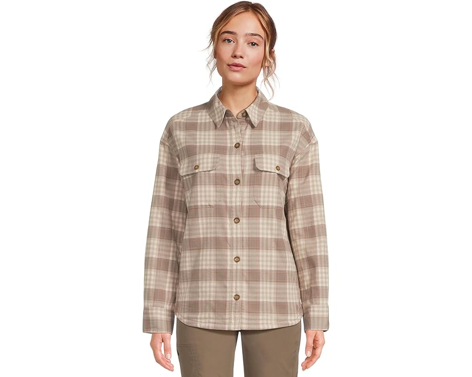 Royal Robbins куртка-рубашка Vista Flannel с утеплителем и карманами для рук