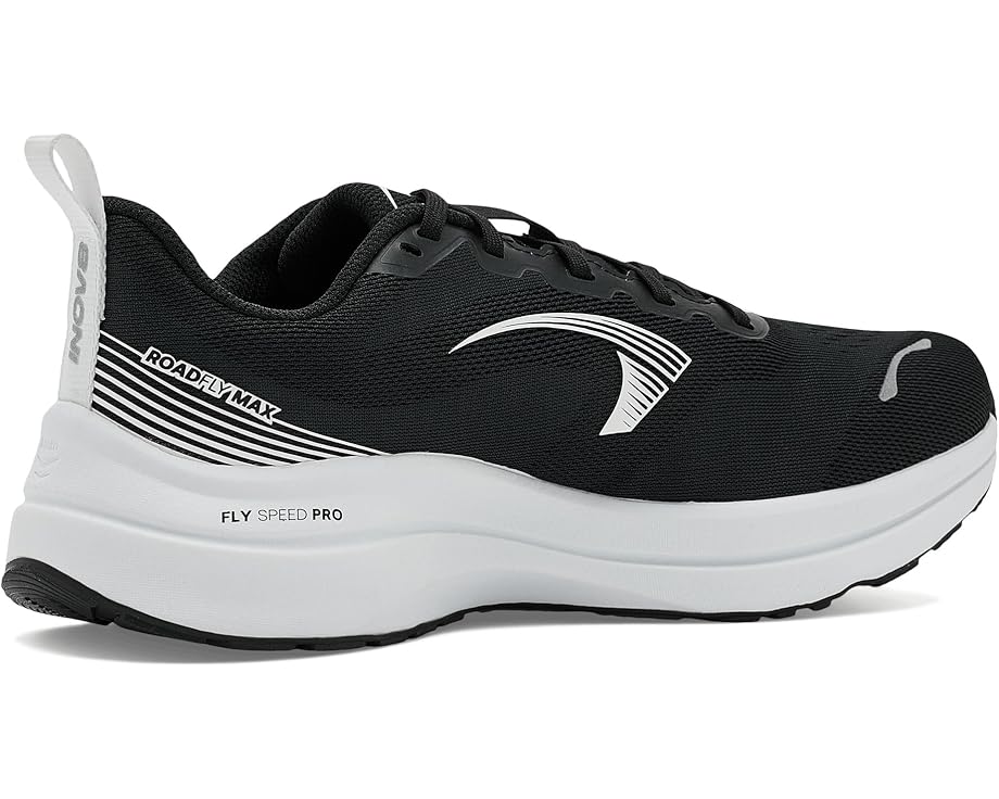 INOV8 Roadfly Max легкие кроссовки для бега в черно-белом цвете