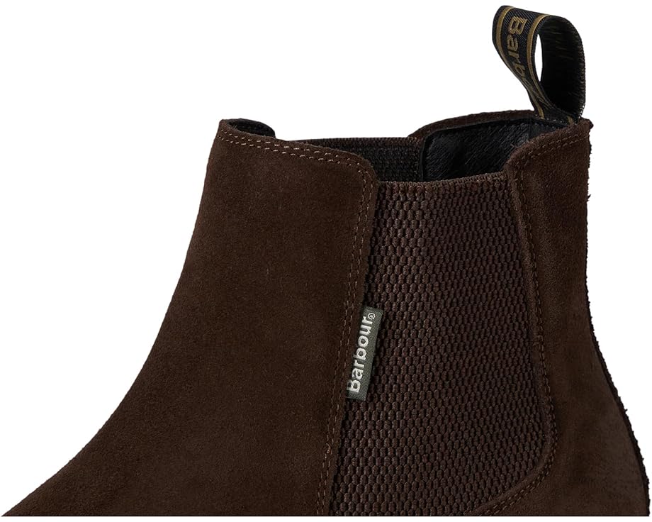 Chelsea ботинки Barbour Tinstone из замши с фактурной подошвой