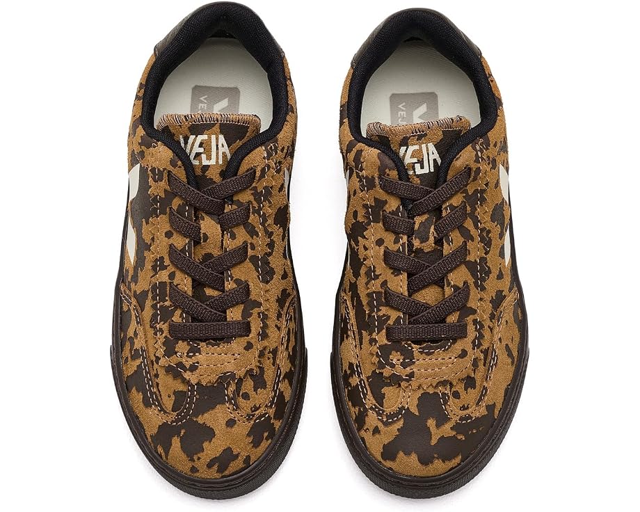 Кроссовки VEJA Small Volley детские с узором из замши