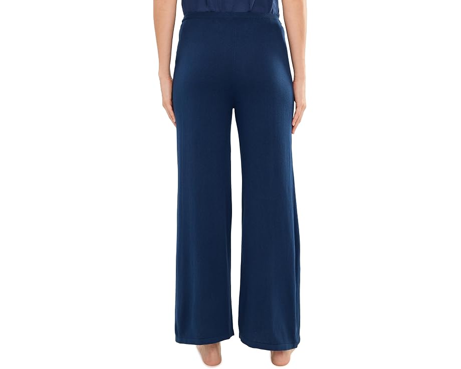Eberjey брюки Fine Gauge Pants широкие с завышенной талией