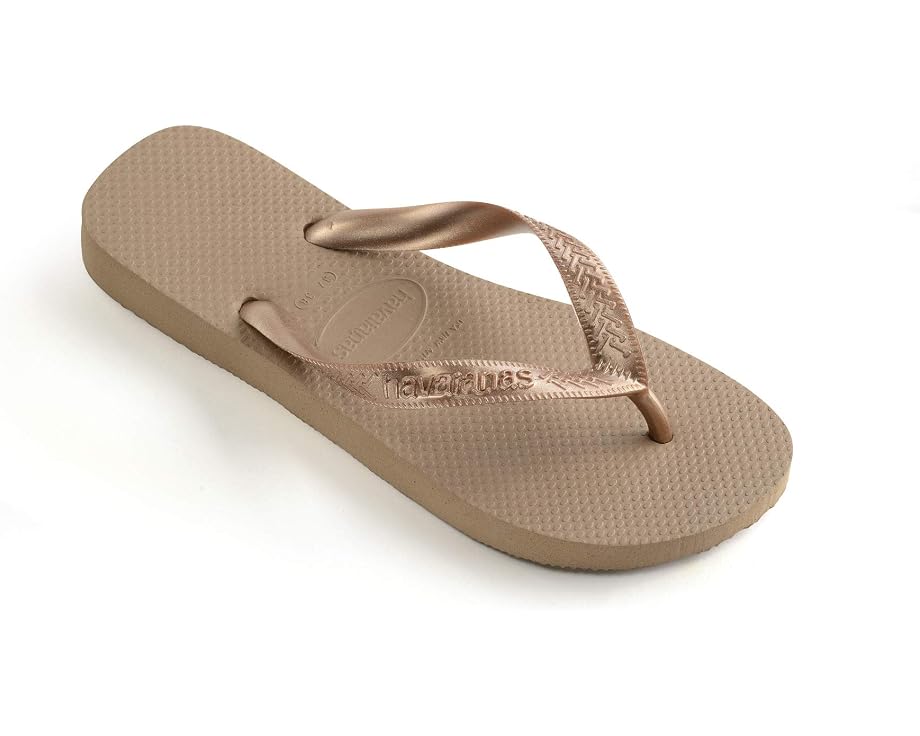 Шлепанцы Havaianas Top Tiras с металлическим отливом