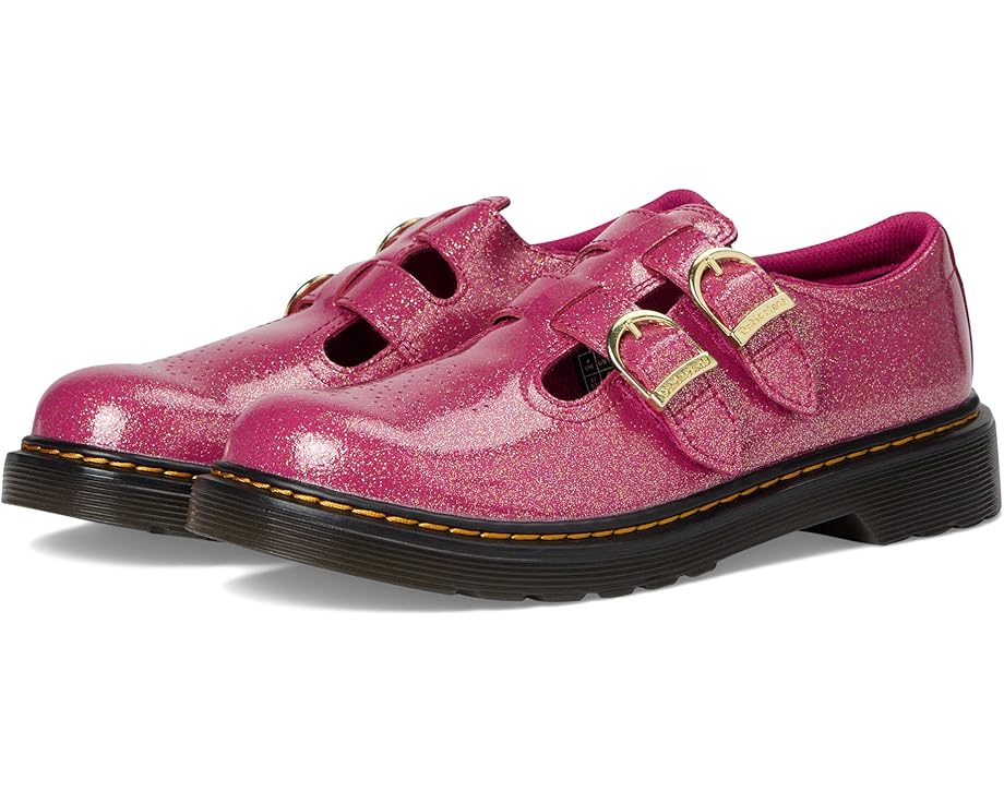 Детские туфли Dr. Martens 8065 T с перфорацией и пряжками