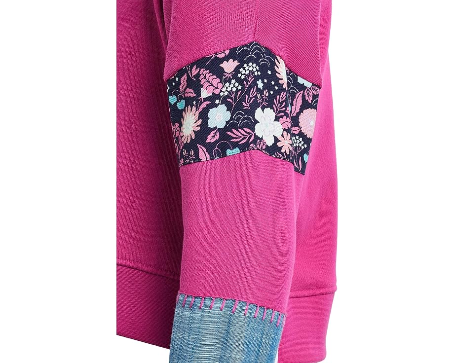 Детский пуловер Hatley Very Berry с миксовым узором и пайетками