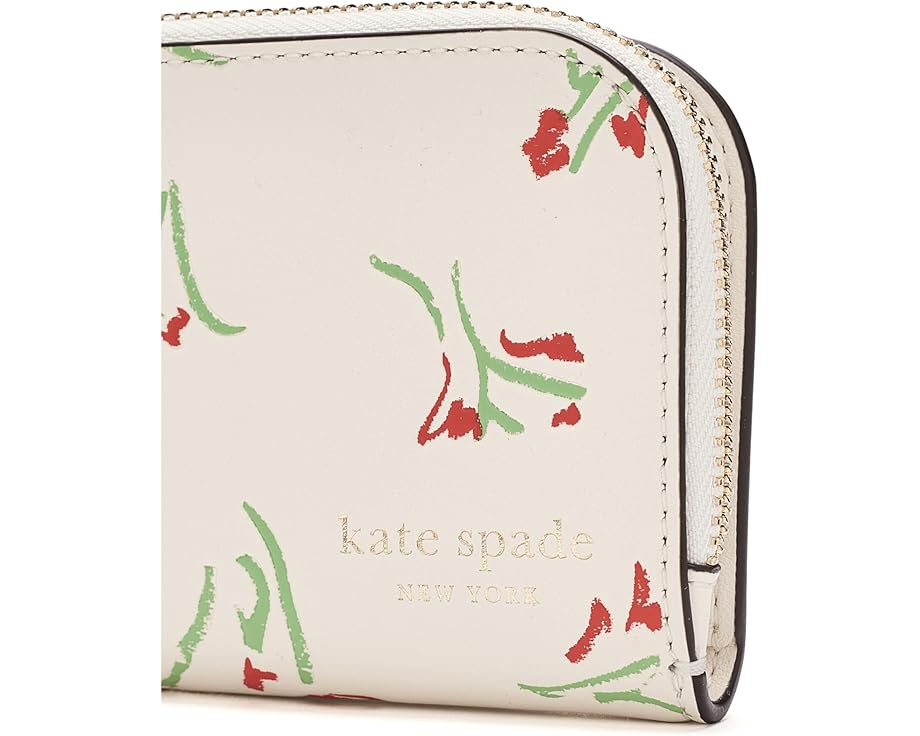 Бифолд кошелек Devin Vibrant Buds Small от Kate Spade New York с принтом цветов