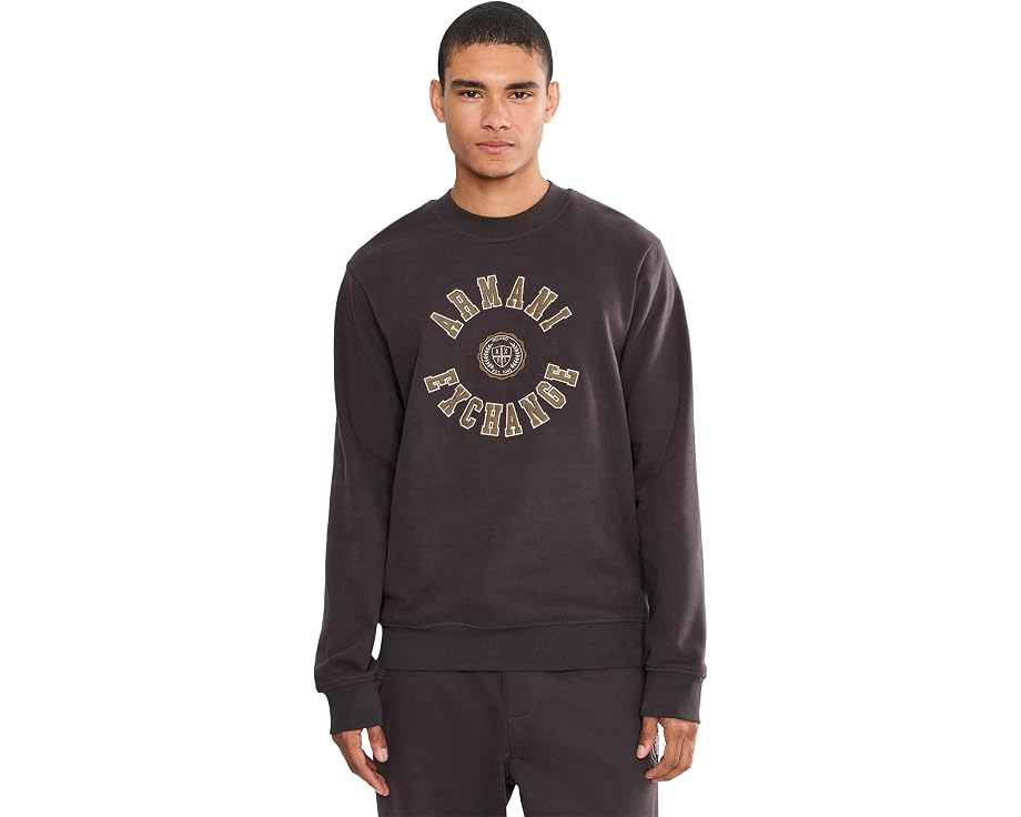 Свитшот Armani Exchange Collegiate с круглым вырезом