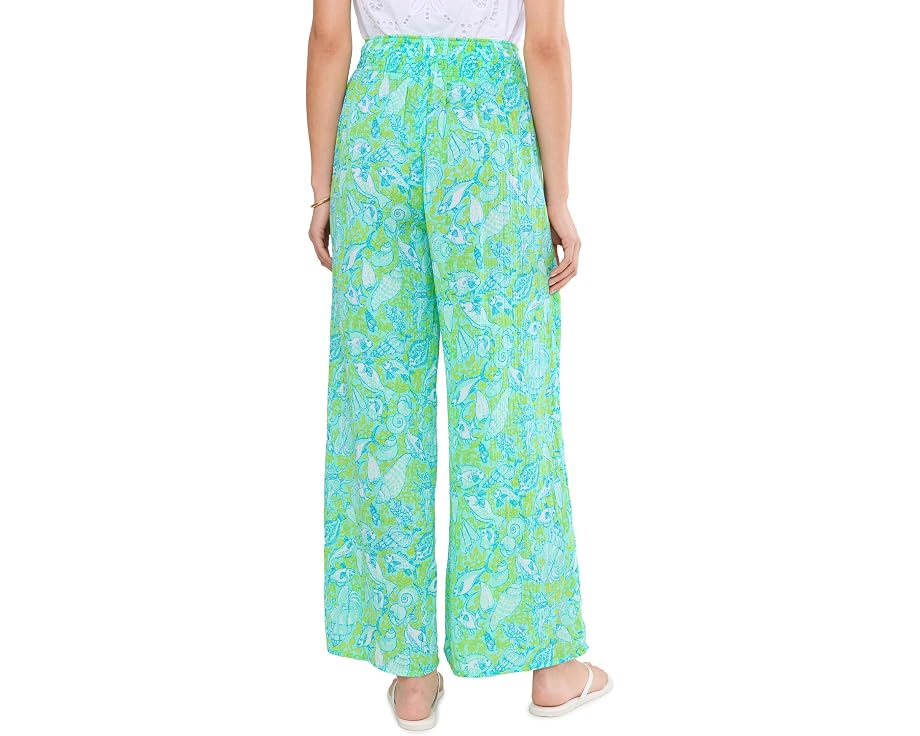 Пляжные брюки Enzo от Lilly Pulitzer с цветочным принтом