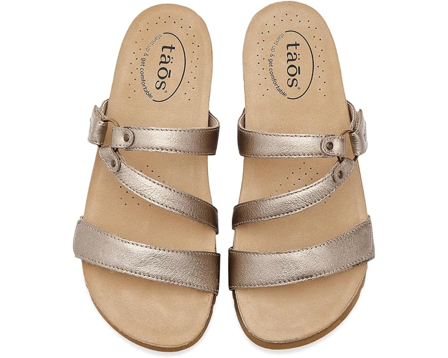 Сандалии Taos Footwear Ringslide с кожаными ремешками и декоративным кольцом