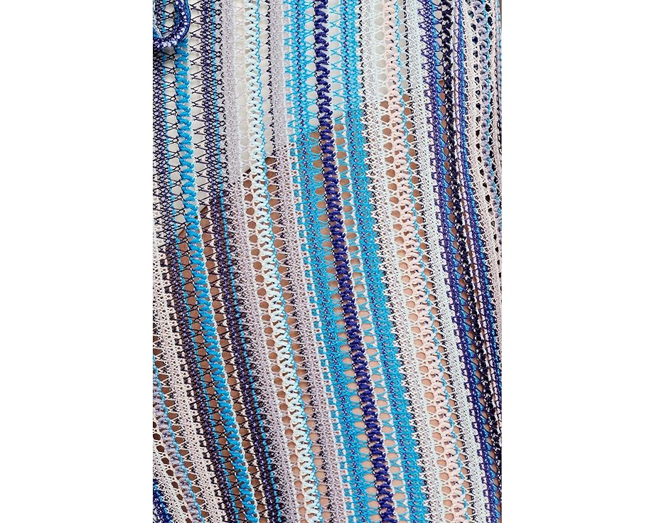 BECCA брюки Seaside Crochet Split Leg с вязаным кружевом