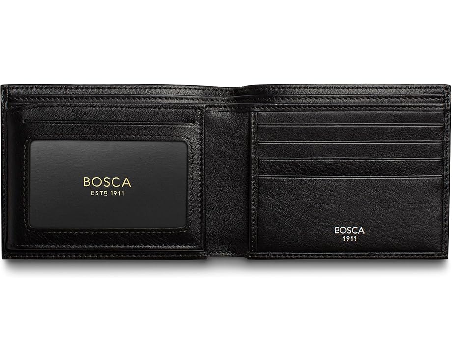 Bosca континентальный кошелек с окошком для ID из кожи Nappa Vitello