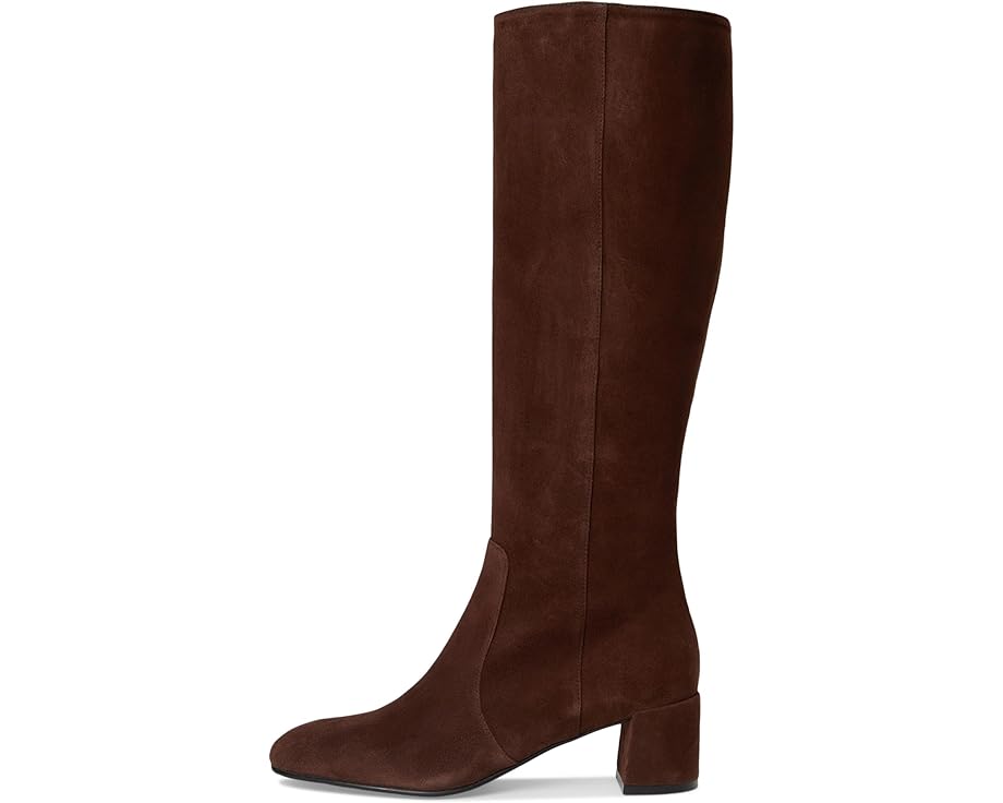 Ботильоны Stuart Weitzman Maeve Zip с квадратным носком на устойчивом каблуке