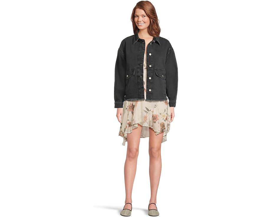 Платье AllSaints Darma с запахом и рюшами