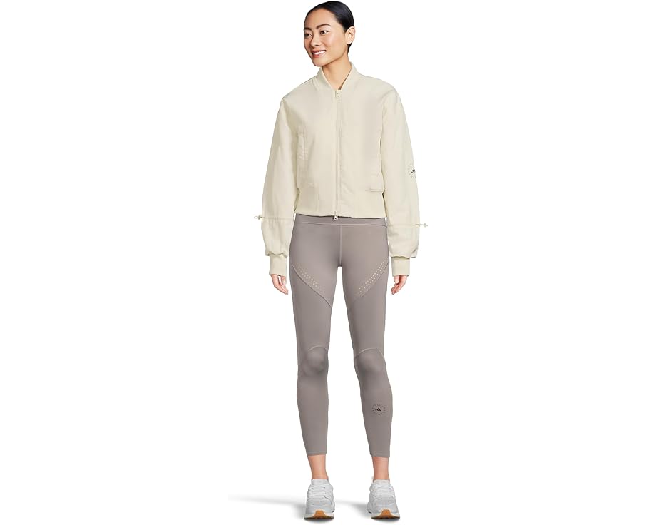 Короткая тканая куртка-бомбер adidas by Stella McCartney из переработанных материалов