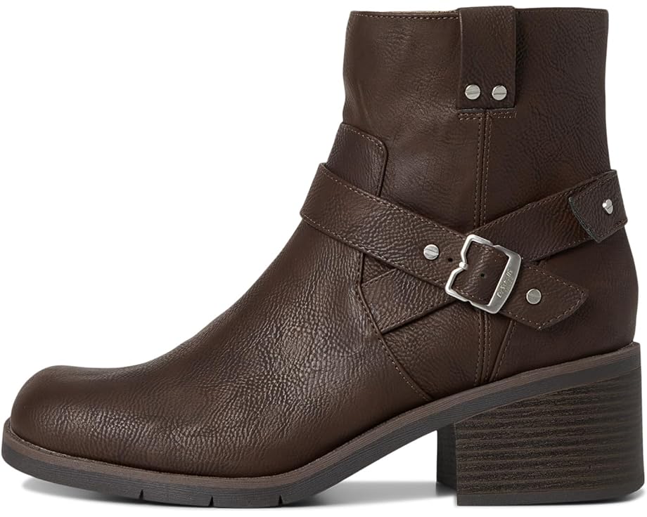 Ботильоны Janis Rugged Short Boots от Dr. Scholl's в стиле мотто с пряжкой