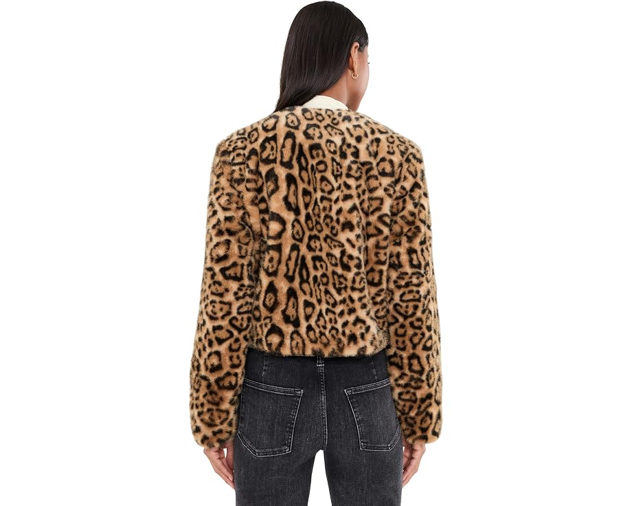 Куртка Blank NYC Animal Instinct из искусственного меха с леопардовым принтом