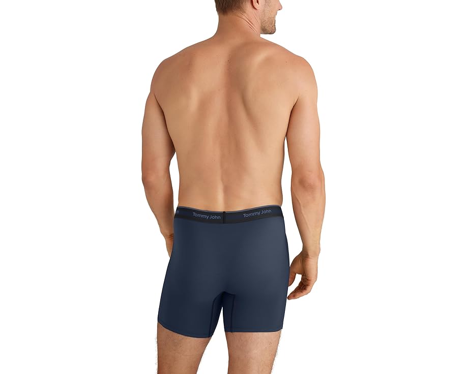 Tommy John Comfort Micro 6 дюймов (15.24 см) боксеры 3 шт с четырехсторонним растяжением