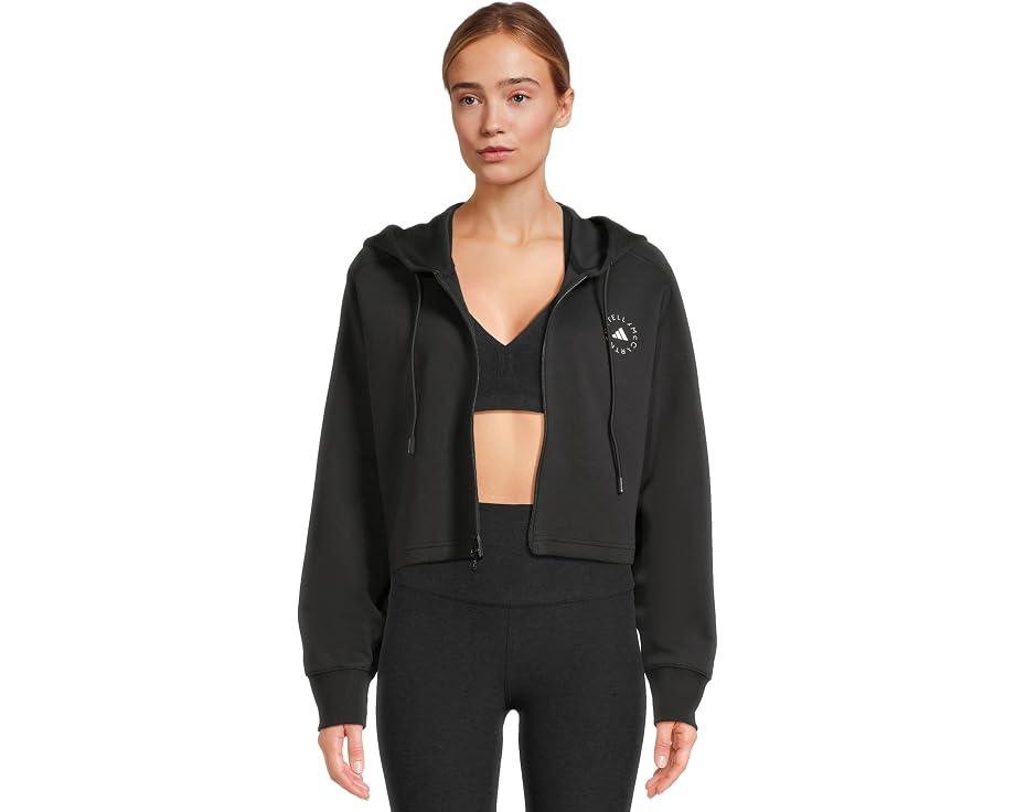 Кроп-худи adidas by Stella McCartney из органического хлопка