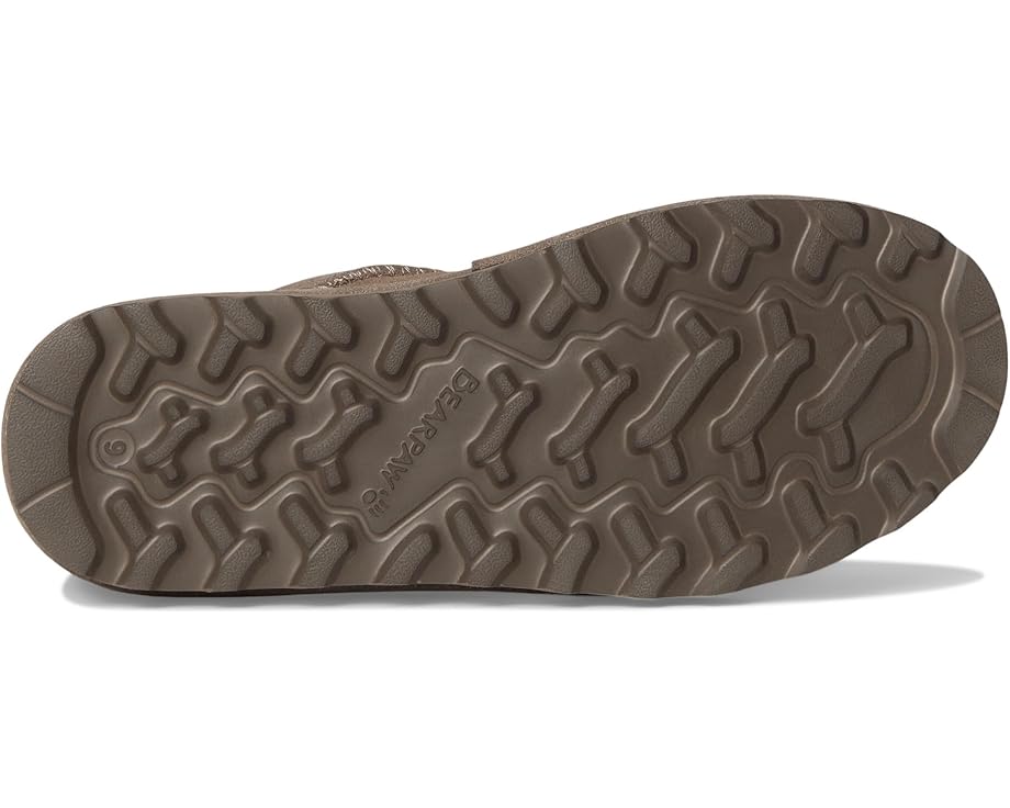 Сапоги Super Shorty Bearpaw из замши с овечьей шерстью и съемной стелькой