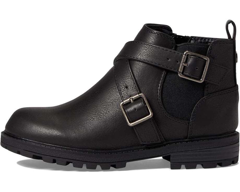 Детские ботинки Kylee от Nina Kids с квадратным носком Black Tumbled