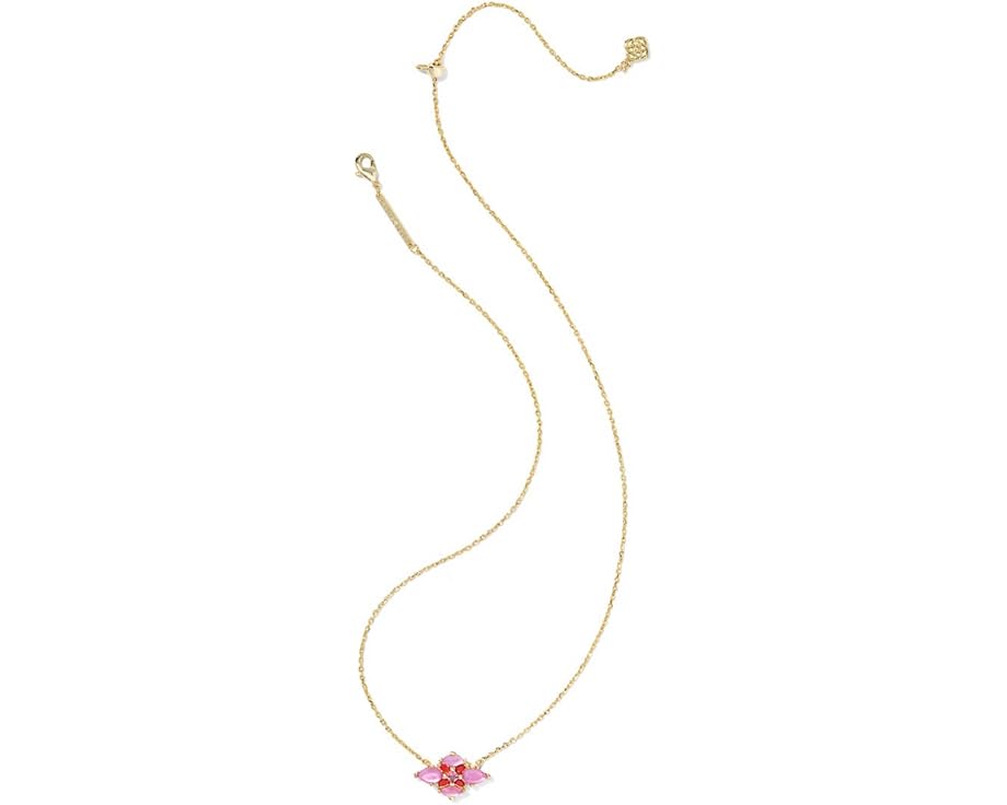Короткое подвесное колье Abbie Crystal с гравировкой от Kendra Scott