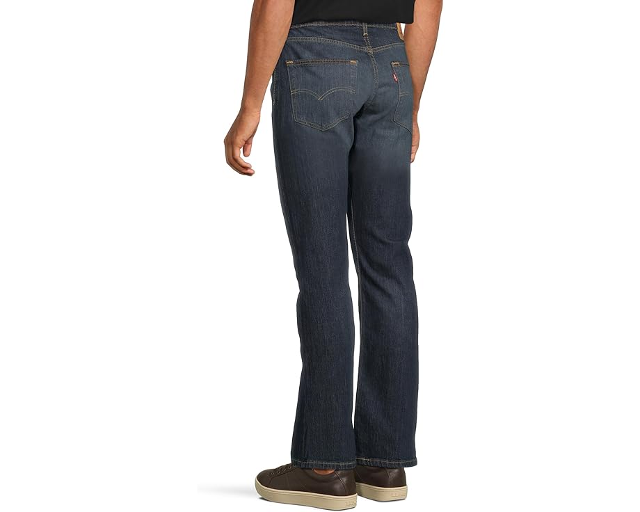 Джинсы Levi's 527 Slim Boot Cut с зауженным клешем и темным оттенком