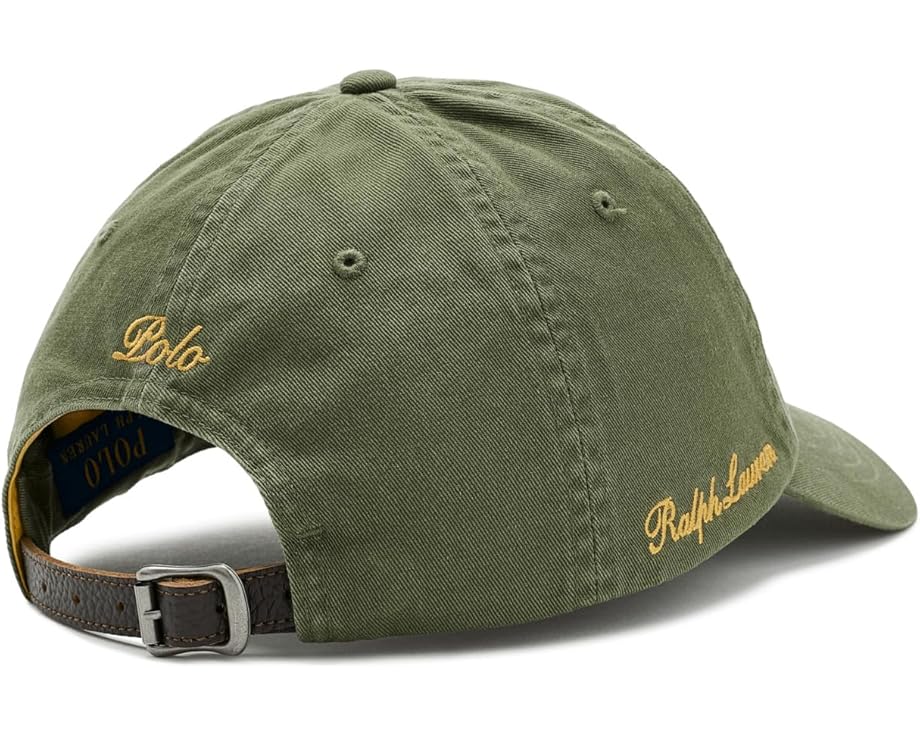 Бейсболка Triple-Pony Twill Ball Cap от Polo Ralph Lauren с вышивкой