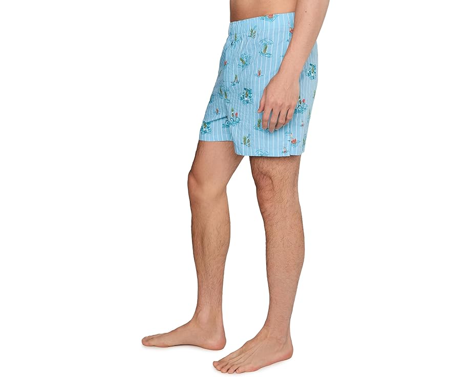 Шорты Cotton Seersucker Woven Boxer Tommy Bahama с принтом