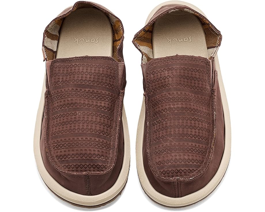 Лоферы Sanuk Donny Novelty Leather с кожаным верхом