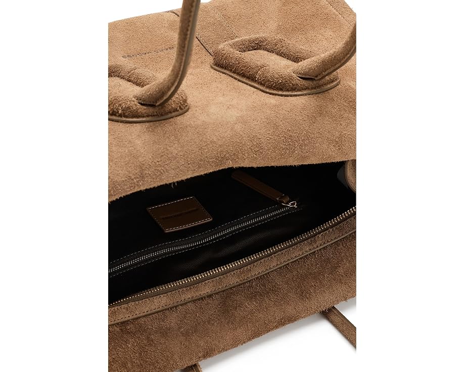 Babe City Tote In Hairy Suede