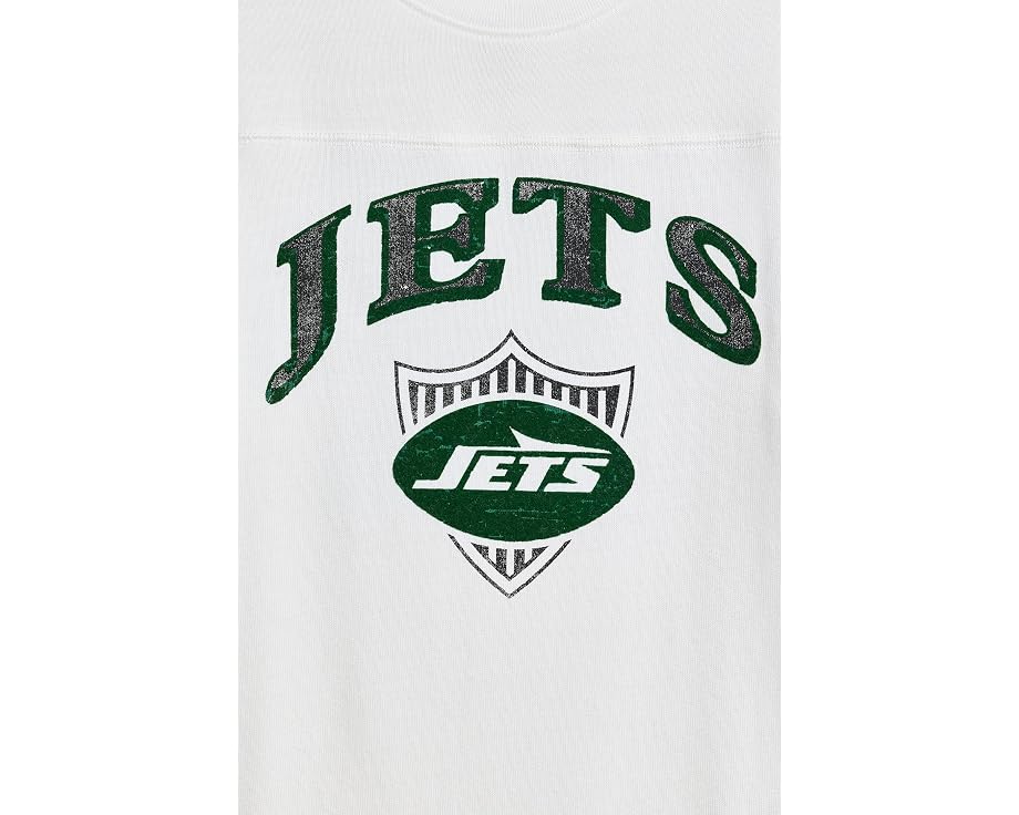 Футболка NFL New York Jets с полосатым кокеткой для детей