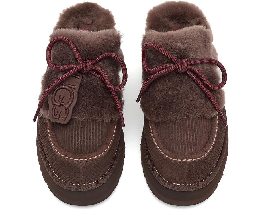 UGG Disquette Heritage замшевые сапоги с мехом