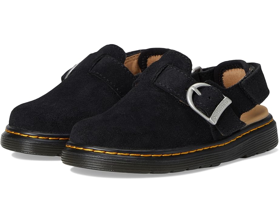 Детские клоги Dr. Martens Jorgie J с регулируемым ремешком на липучке