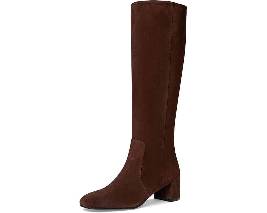 Ботильоны Stuart Weitzman Maeve Zip с квадратным носком на устойчивом каблуке