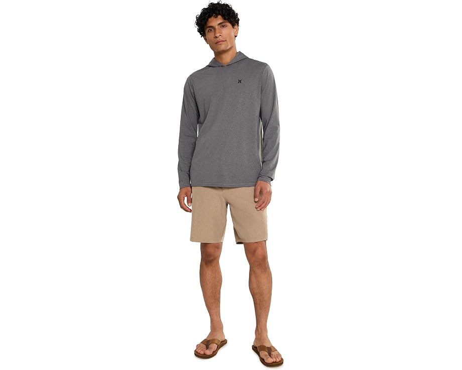 Лонгслив Hurley Hybrid с капюшоном и защитой UPF 50+