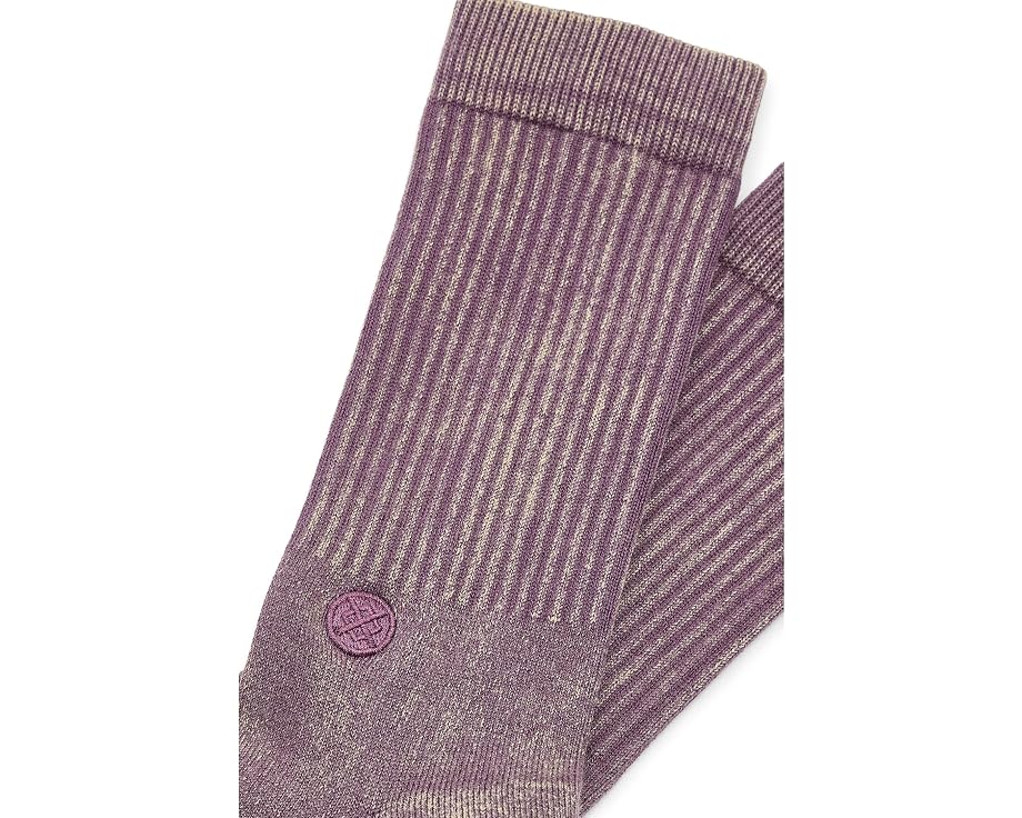 Носки Stance Icon Dyed Crew сливового цвета с амортизацией