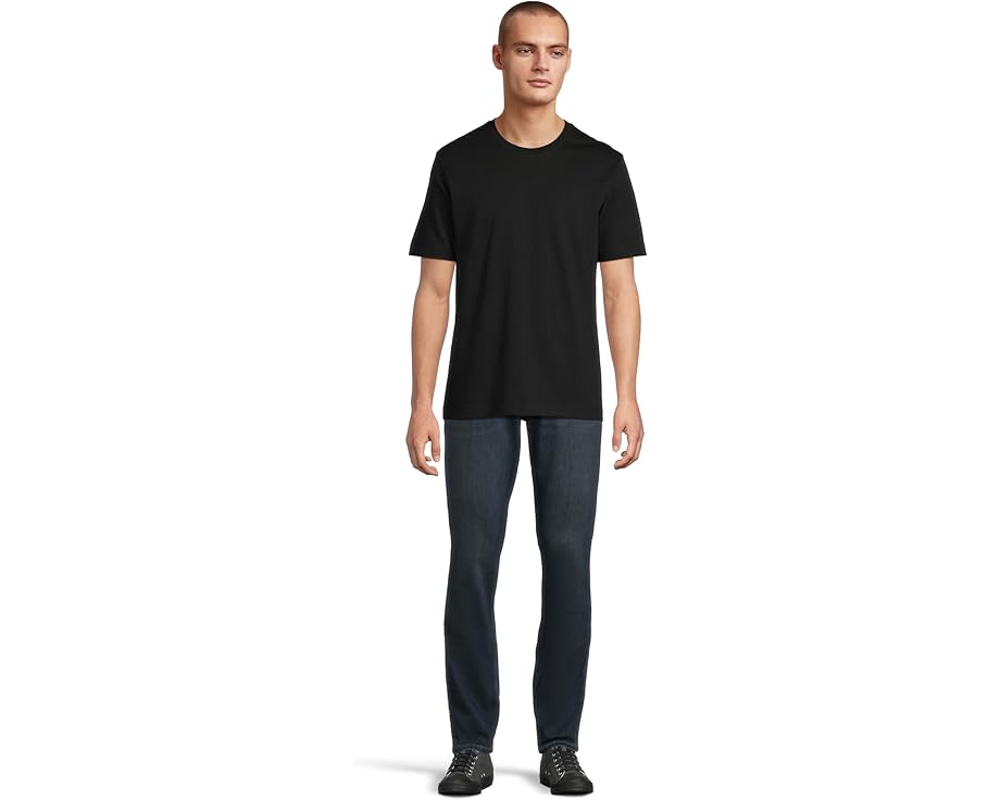Джинсы Paige Federal Transcend Vintage Slim Straight Fit в оттенке Andros с эффектом винтажа