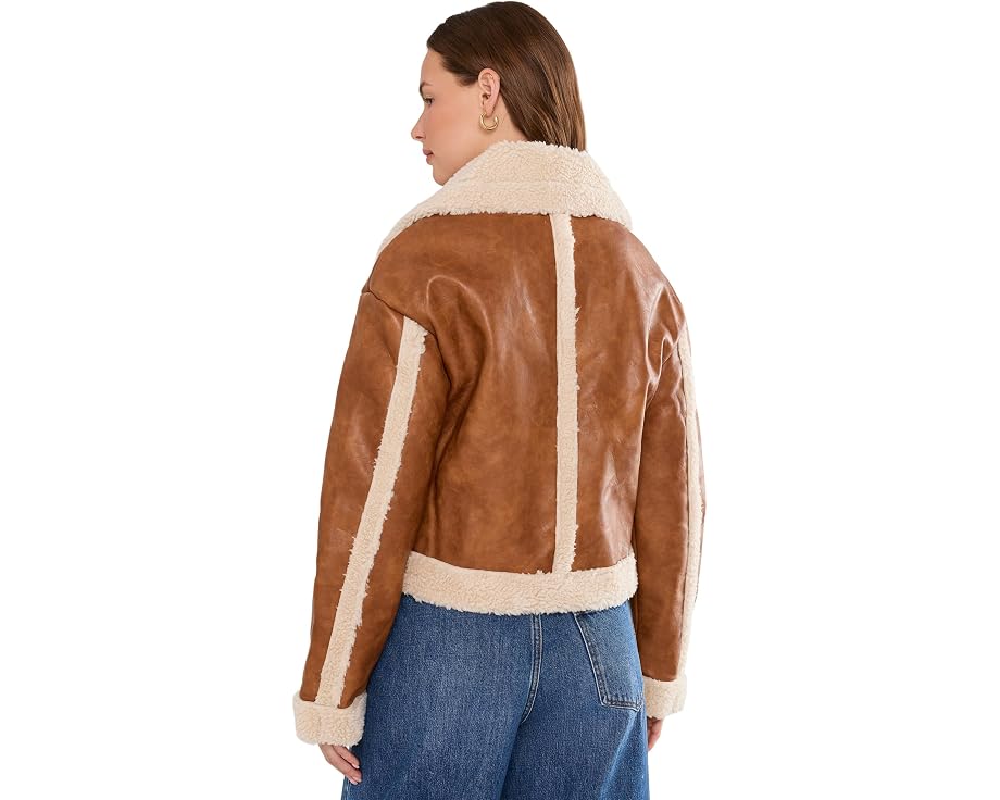 Куртка Laurel Canyon Jacket из экокожи с мехом от Show Me Your Mumu