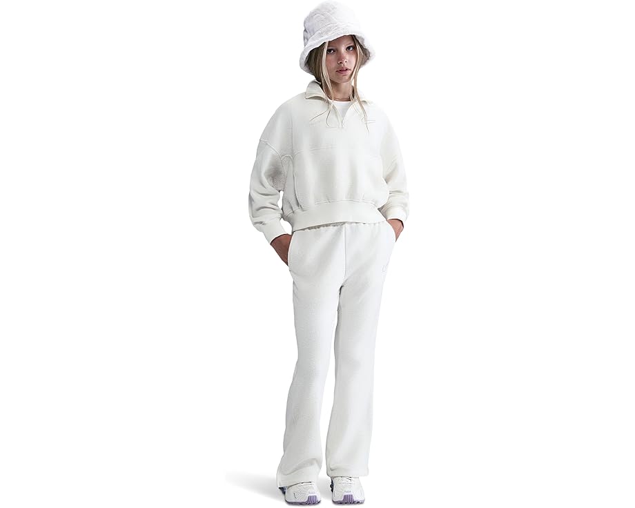 Детская флисовая толстовка Nike Kids Sportswear Long Sleeve Fleece Top с карманом и логотипом