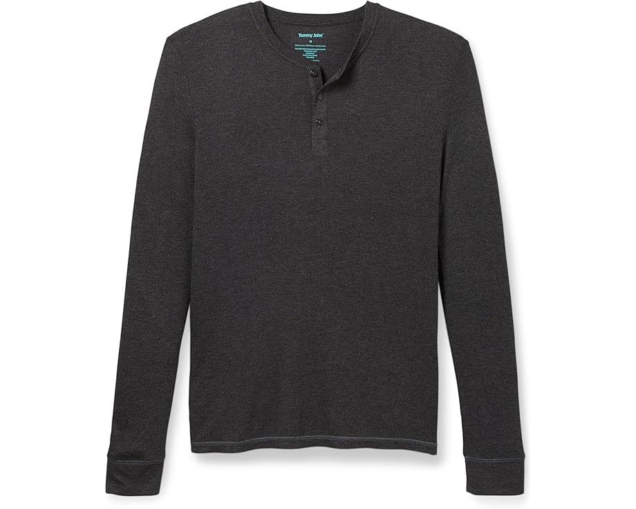 Хенли Tommy John Lounge с длинным рукавом из мягкой ткани