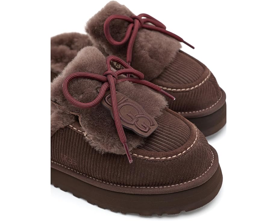 UGG Disquette Heritage замшевые сапоги с мехом